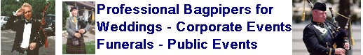 bagpiper weddings corporate funeral events for hire