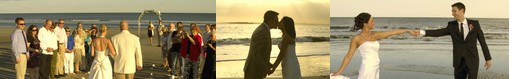 beach wedding bride groom bridal party 8384