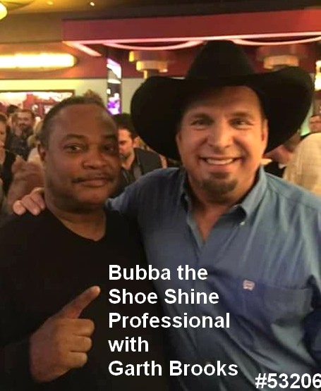 bubba the shoe shine professional with garth brooks public event nashville tennessee bubba the shoe shine professional with garth brooks public event nashville tennessee