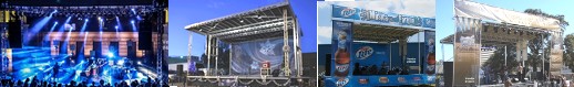 large mobile concert stage rentals nationwide
